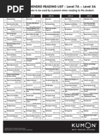 Download Kumon Recommended Reading List by piysingh SN198932613 doc pdf