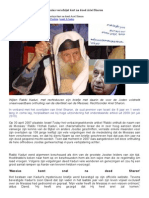 Profetie Rabbi Kaduri 2006 - Messias Verschijnt Kort Na Dood Ariel Sharon
