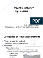 Flow Measurement Equipment Categories