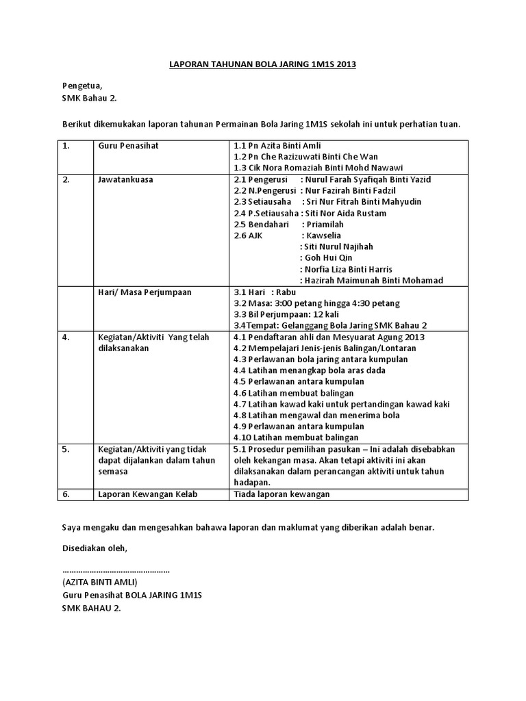 Lap Or An Bola Jaring Pdf