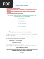 Mat801Numeros Primos e Crivo