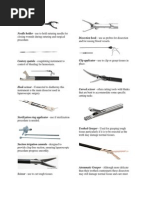 54 Basic Surgical Instruments Overview | PDF