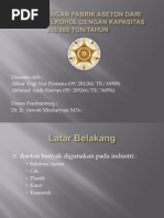 Download Prarancangan Pabrik Aseton Dari Isopropil Alkohol Dengan Kapasitas by akbarynp SN198966805 doc pdf