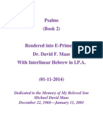 Psalms (Book 2) in E-Prime With Interlinear Hebrew 01-11-2014 Scribd