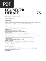 Ecuador Debate 75