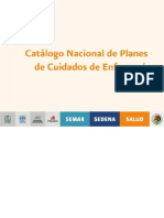 Catálogo Nacional de Planes de cuidado de  Enfermería  Mexico