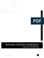 School Jurisdictions Financial Information