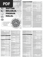 Daftar Produk Halal Sertifikasi Mui