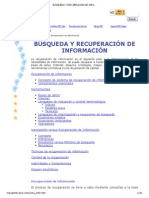 Busqueda y Recuperacion de Informacion