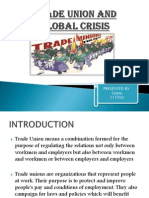 TRADE UNION and Global Crisis