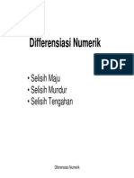 Differensiasi(SelisihMajuMundurTengahan)