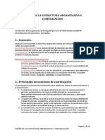 Diseño de La Estructura Organizativa y Comunicación