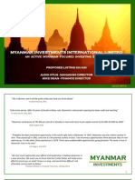 Myanmar Investments International Limited (MII