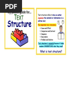 Text Structure Flip Book