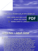 Analisis Permasalahan Remaja