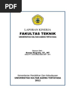 Download Laporan Kinerja Dekan FT Untirta Periode 2007-2011 by Muhammad Yunan Hasbi SN199025126 doc pdf