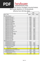 Hindware Price List Plumbing Hydraulic Engineering