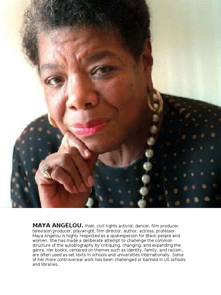 Poems by Maya Angelou | PDF | Maya Angelou | Nature