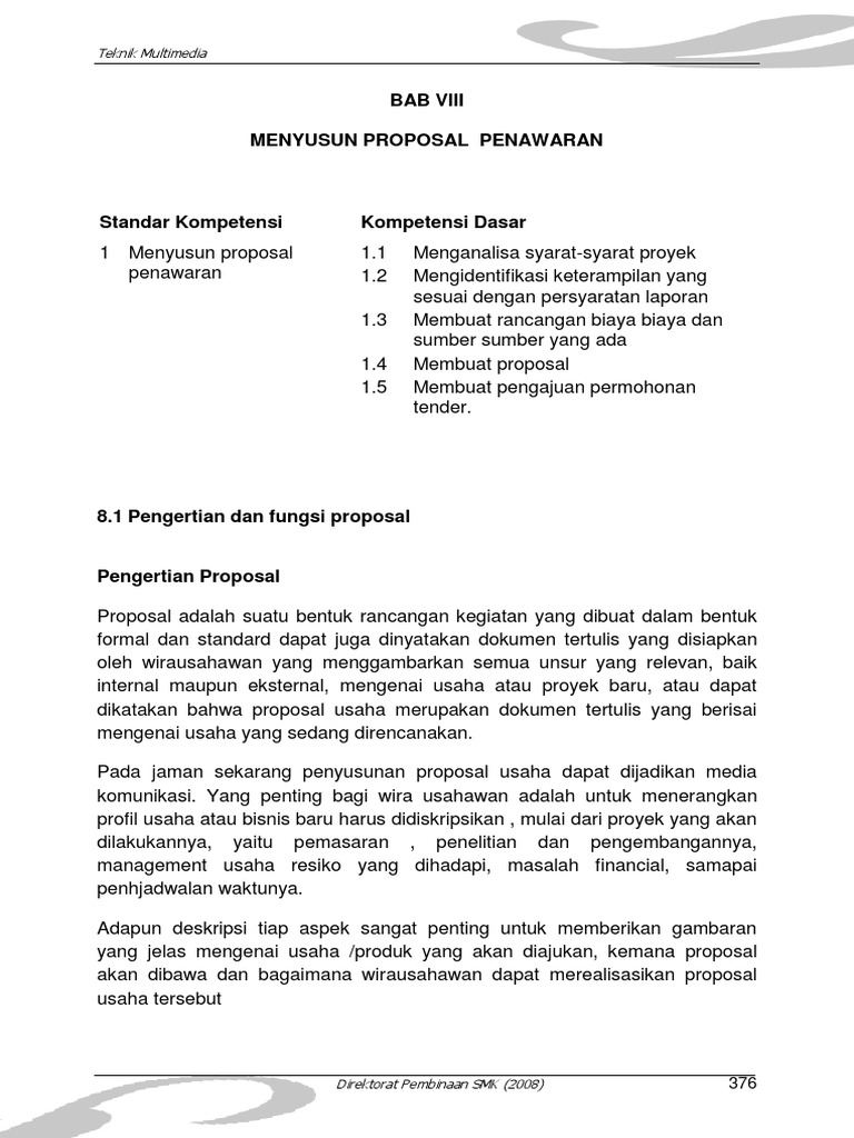 Proposal Itu Apa Guru Paud