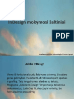 Indesign Mokymosi Saltiniai