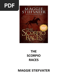 Maggiie Stiefvater: The Scorpio Races