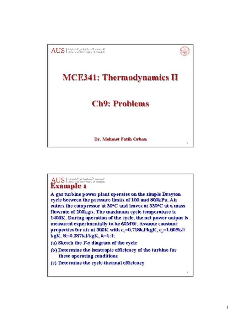 Ch9 Problems | PDF