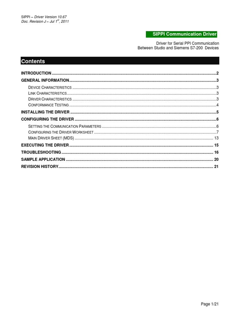 Sippi PDF | PDF | Device Driver | Integer (Computer Science)