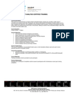 EC0001 - Autodesk Ecotect Analysis Certified Training