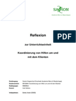 reflexion  koordinierung von hilfen um und mit den klienten