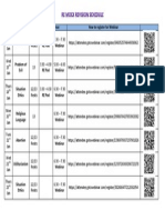 Mock Revision Schedule