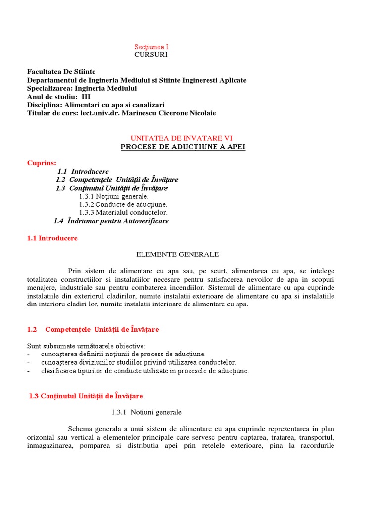 Curs 6 | PDF