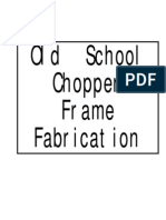 Frame Fabrication