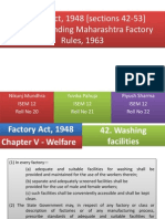 Factory Act & MFR Sections 42-53
