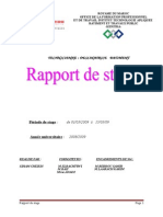 Rapport de Stage Sur Bureau D'etude