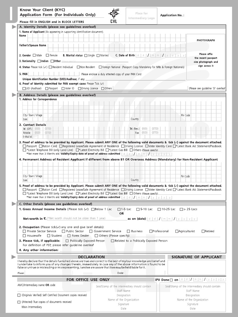 Zerodha Form | PDF | Identity Document | Margin (Finance)