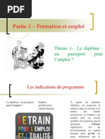 Thème- le diplôme un passeport pour l'emploi 2013-2014
