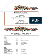 Palmares de La Cursa Popular de La Llagosta2013