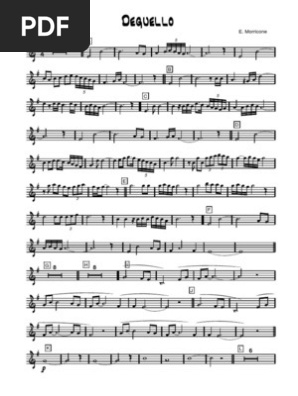 Deguello Trumpet Sheet Music