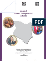 Voices of Women Entrepreneurs in Kenya (May 2006)
