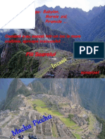 Machu Pichu - Incasii