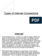 Types of Internet Connections - ppt1