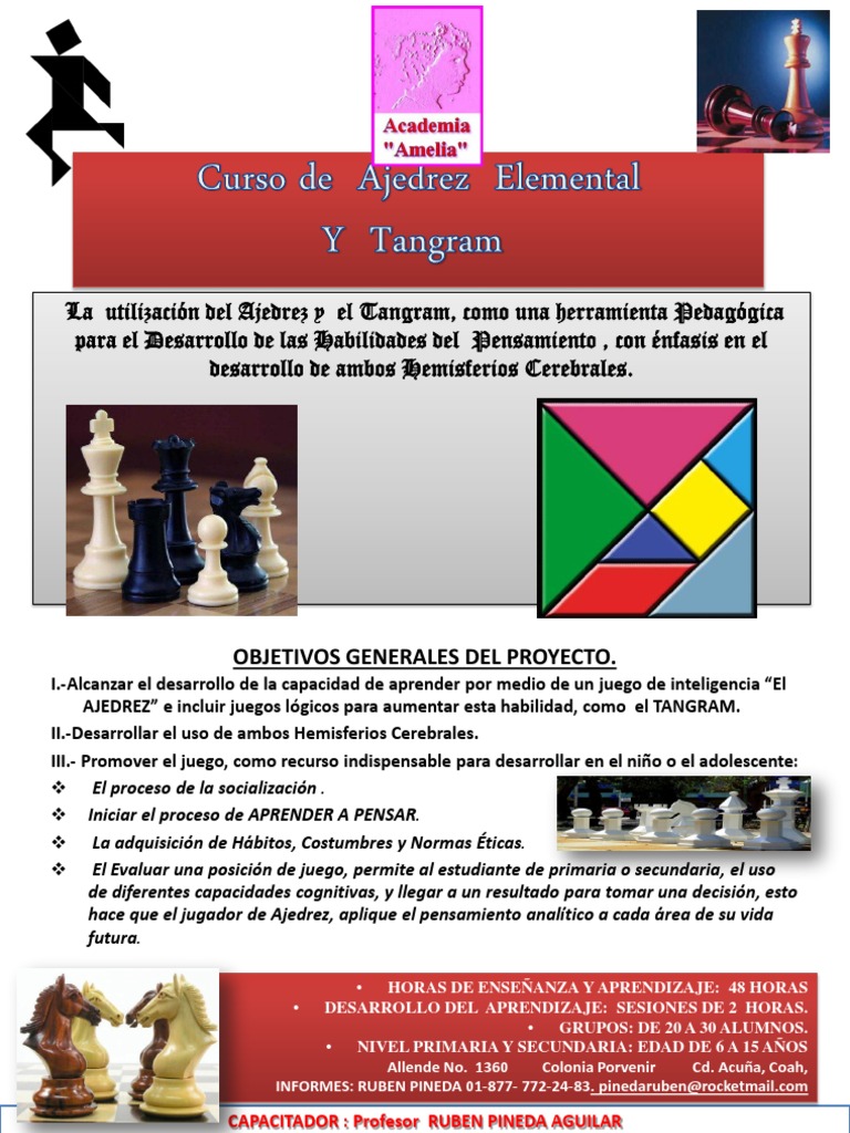 Proyecto de Ajedrez para Escuelas | PDF | Crecimiento personal y ...