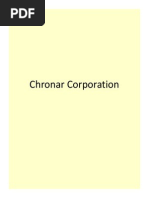 Case 1 Chronar Corporation