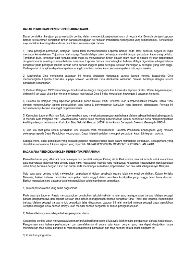 Dasar Pendidikan Pdf