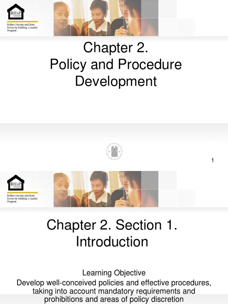 Policy and Procedure Development | PDF | Child Care | Relationships
