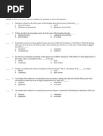 Chapter 2 Biology Test