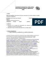 Laboratorio de Química  Determinación del peso molecular de un ácido mediante el análisis volumétrico. (Titulación)