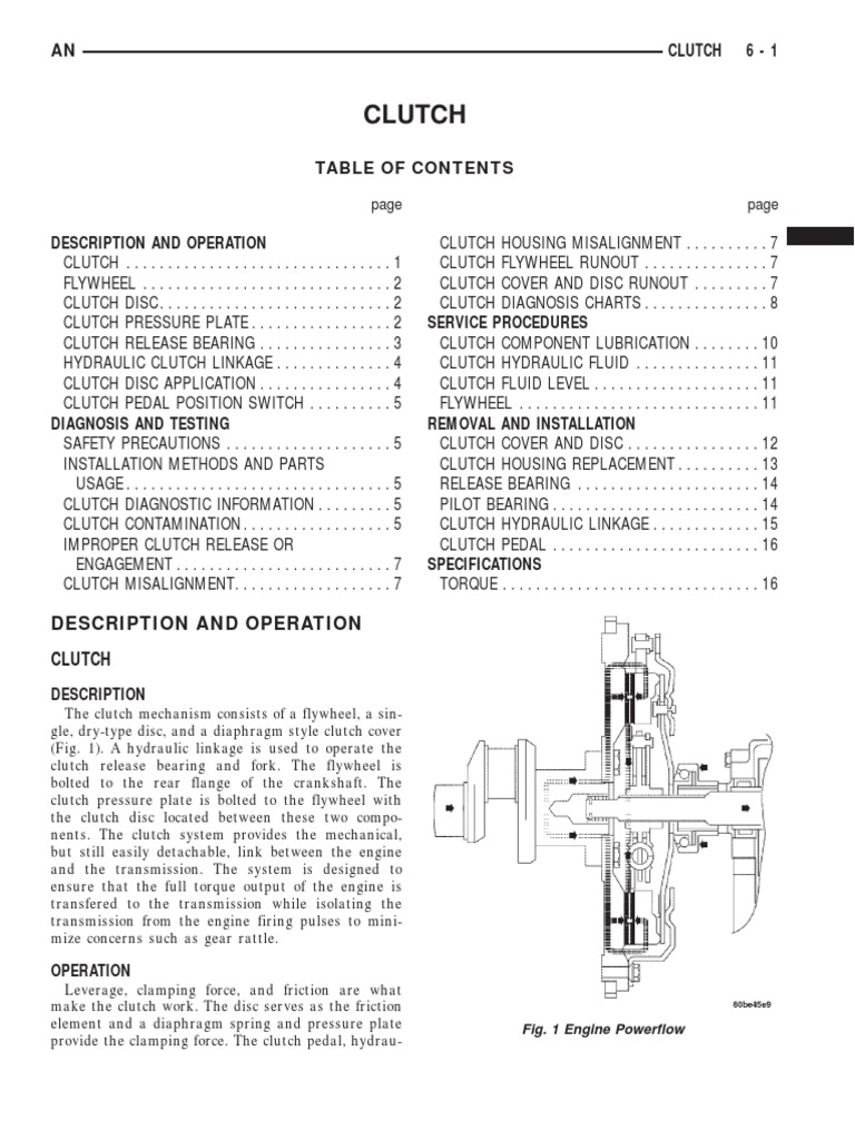 An Clutch 6 1 Pdf Clutch Transmission Mechanics