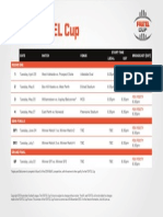 Foxtel Cup Fixture 2014