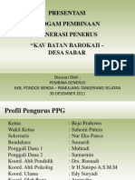 Struktur Pembina Generus 2014